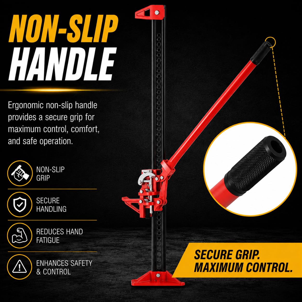 XtremepowerUS 3 Ton Farm Jack - Heavy Duty Lifting & Recovery -6