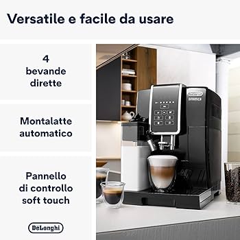 コーヒーメーカー・エスプレッソマシン DeLonghi ECAM35055B BLACK デロンギ コンパクト全自動エスプレッソマシン ブラック