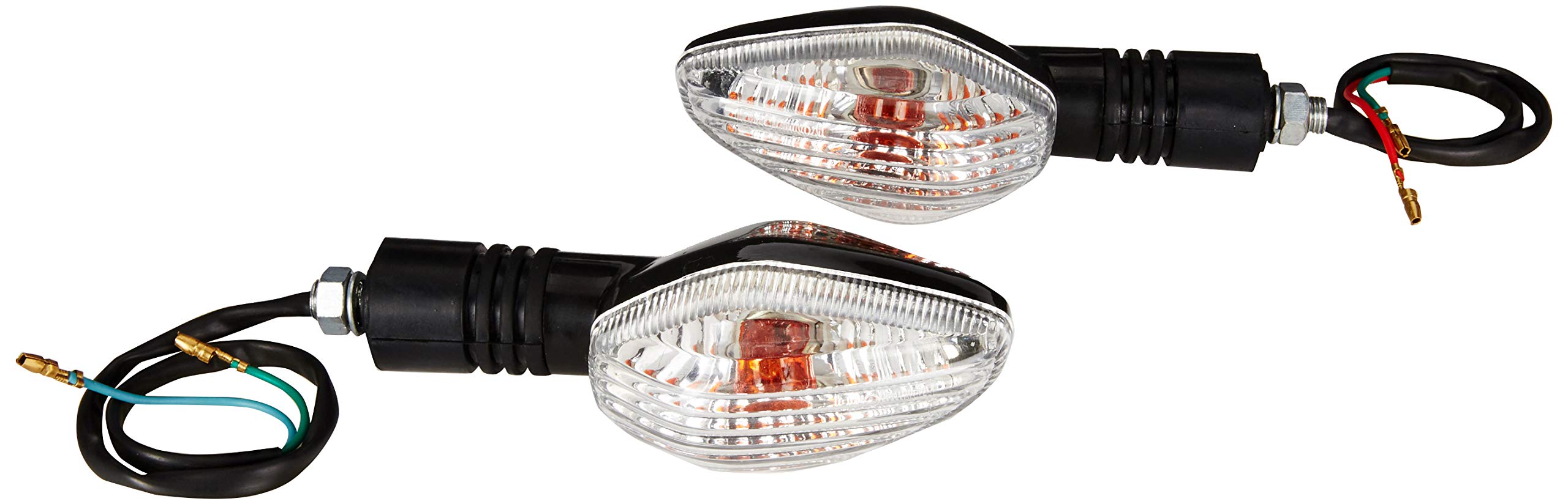 LUCKMANページ Uno Minda Td-5046A Blinker Rear Natural Lens - Set of 2 Lh & Rh