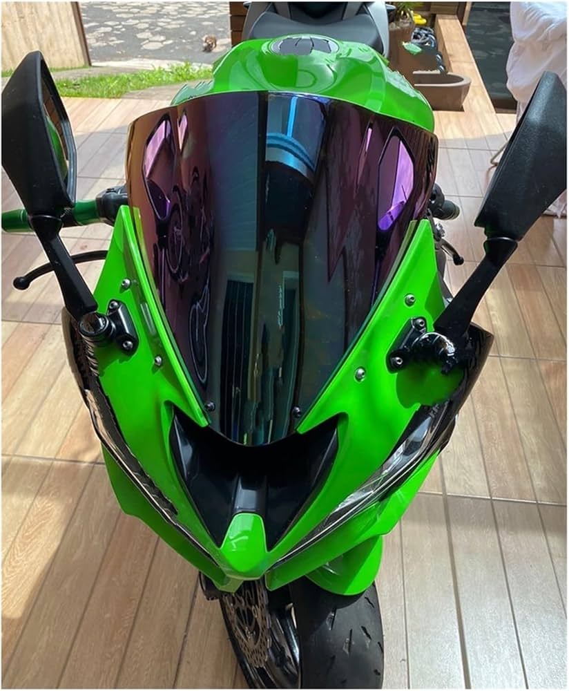 Amazon.com: Motorcycle Windshield For ZX-6R For Kawasaki For Ninja