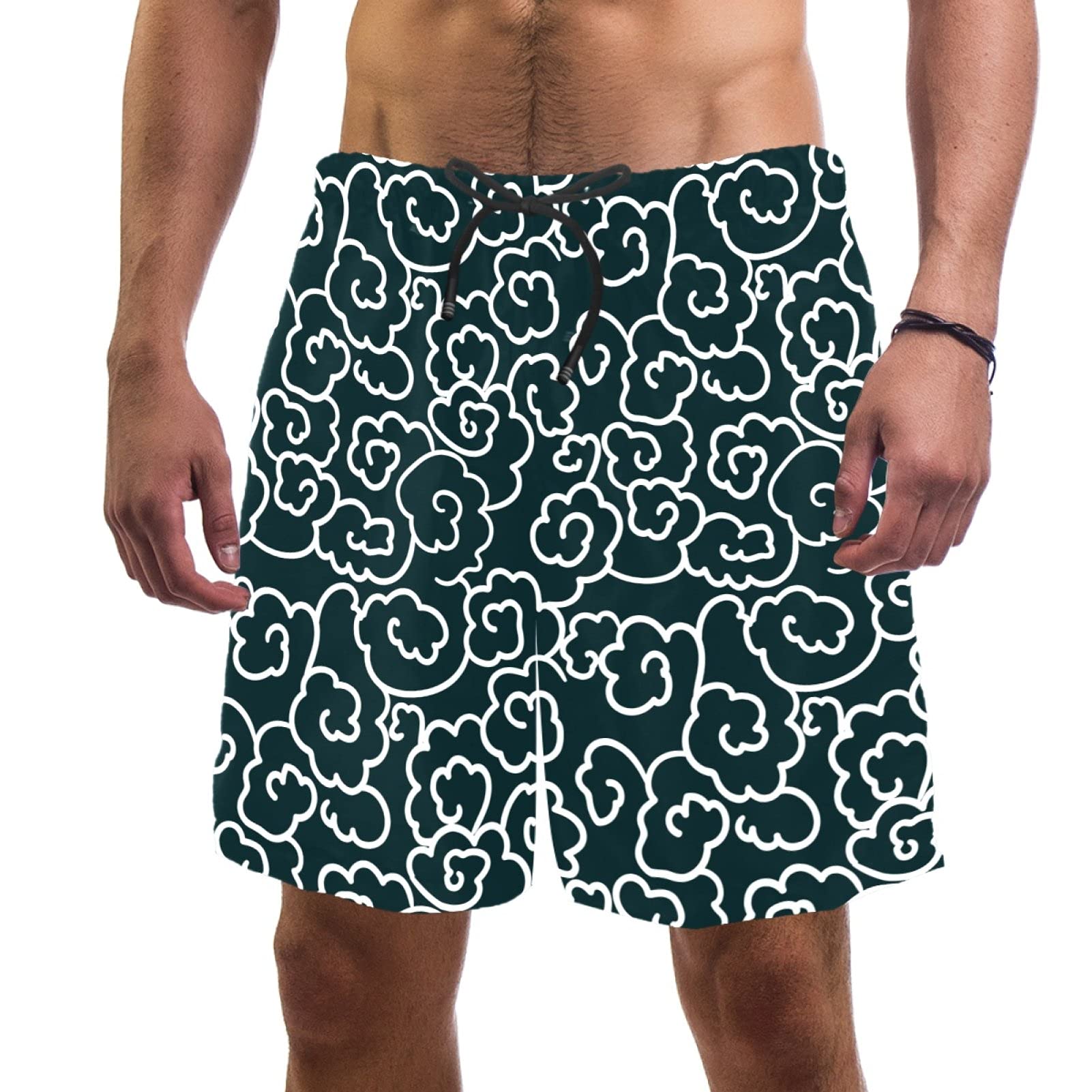 Short de bain pour homme contre les irritations avec sa maille S