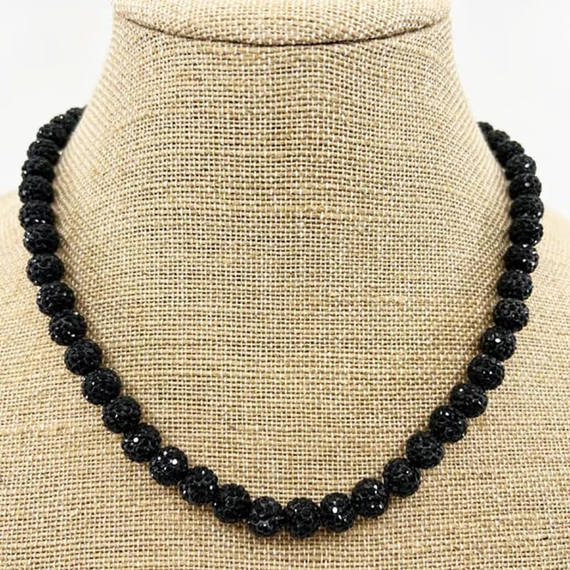 Baseball Necklace - Glitter Bling Clay Beaded Ice Collection Necklace for Men Boys Cool Gifts for Baseball Players Lovers - Image 4