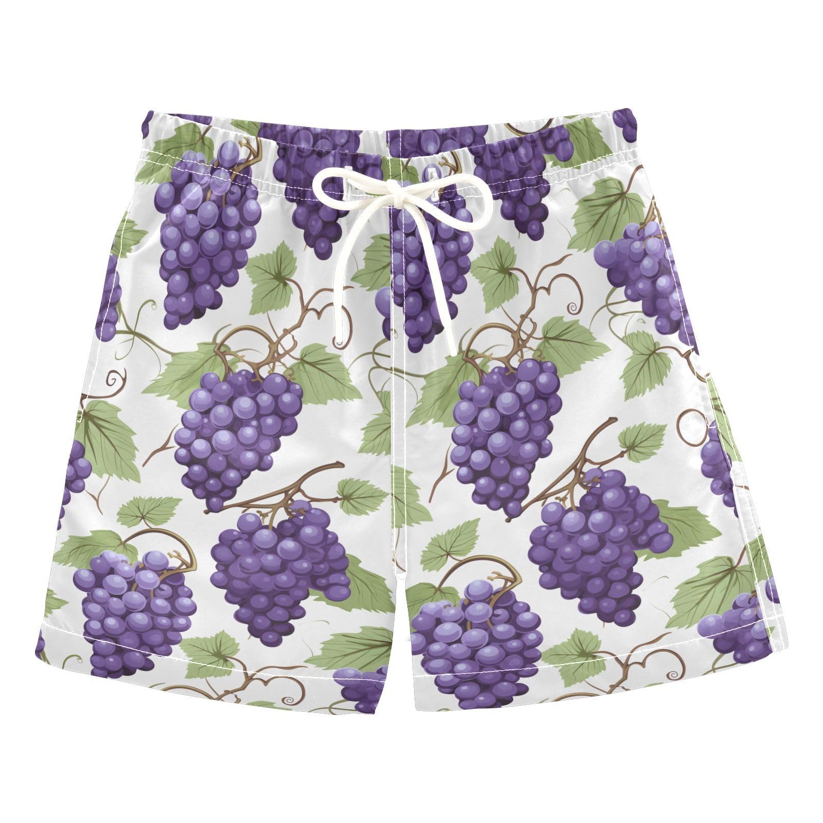 senya Grape Fruit Boys Swim Trunks Toddler Shorts Swimwear Boardshorts
