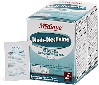 Medique 47933 Medi-Meclizine, 100 Tablets , White