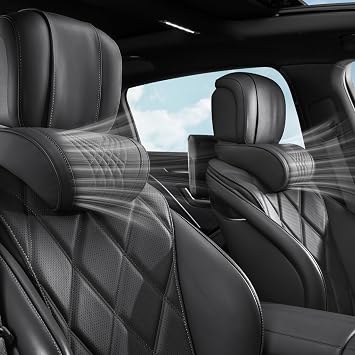 Car Neck Pillow for Driving Memory Foam Headrest for Most Cars SUV Home Office Traveling