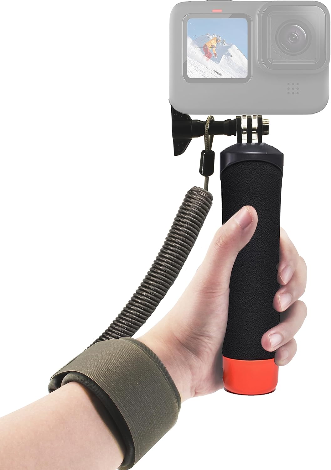 FitStill Waterproof Monopod Floating Hand Grip Snorkeling...