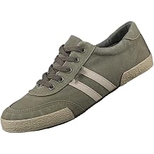 YTINGNICE Mens Canvas Shoes All-Match Casual Breathable Fashion Sneakers Retro Men Canvas Shoes Simple Soft Vintage Lace-up Casual Shoes