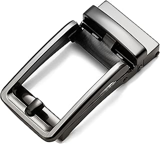 [CHAOREN] ベルト バックル 幅35mmのベルト オートロック交換用 丈夫 おしゃれ ビジネス 紳士用 スーツ 通勤 結婚式 仕事 就活