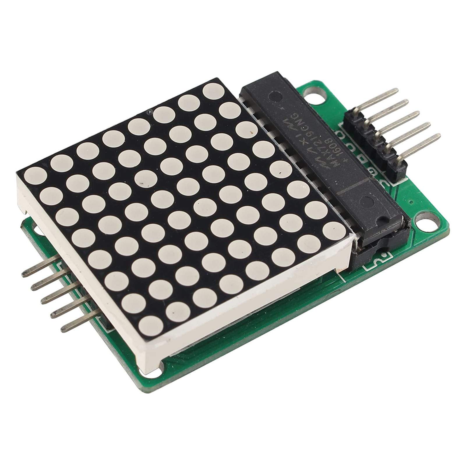 Lot de 3 modules de contrôle MCU à Matrice de Points 7219 compatibles avec Arduino avec câble Dupont