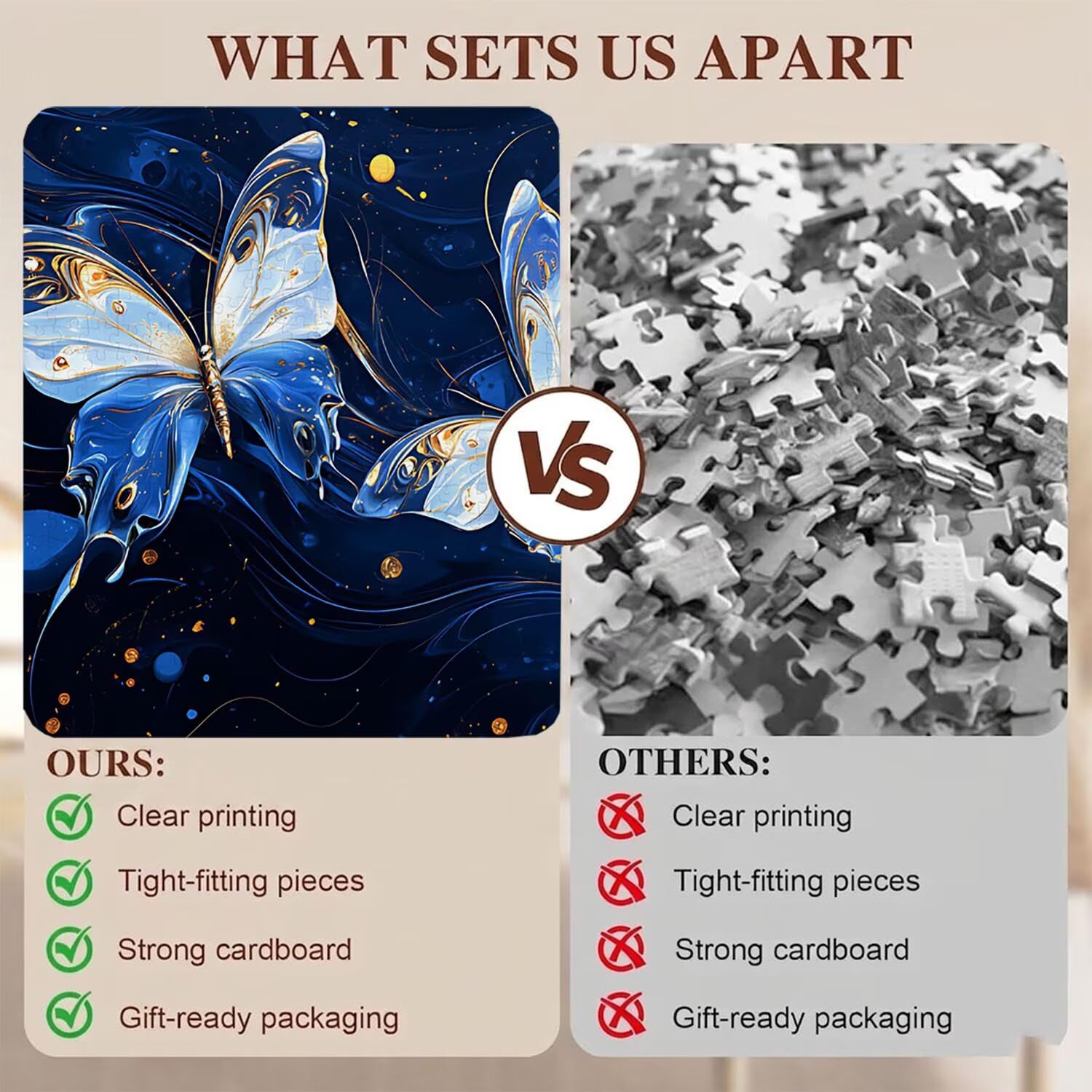 blu sogno Puzzle 4000 Pezzi per Adulti, Puzzle in Legno - Collezione Classica con Poster Incluso - Sfida di Concentrazione e Passatempo Antistress, Gioco Educativo per Famiglia, 141 x 87 cm f0-601
