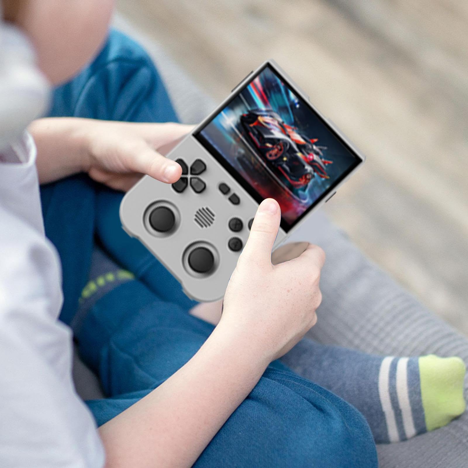 Console Portatile, Console per Giochi retrò con Batteria da 3000 | mAh, Console per Videogiochi con Touchscreen da 3,5 Pollici, emulatore Portatile, Portatile per Ragazzi e Ragazze