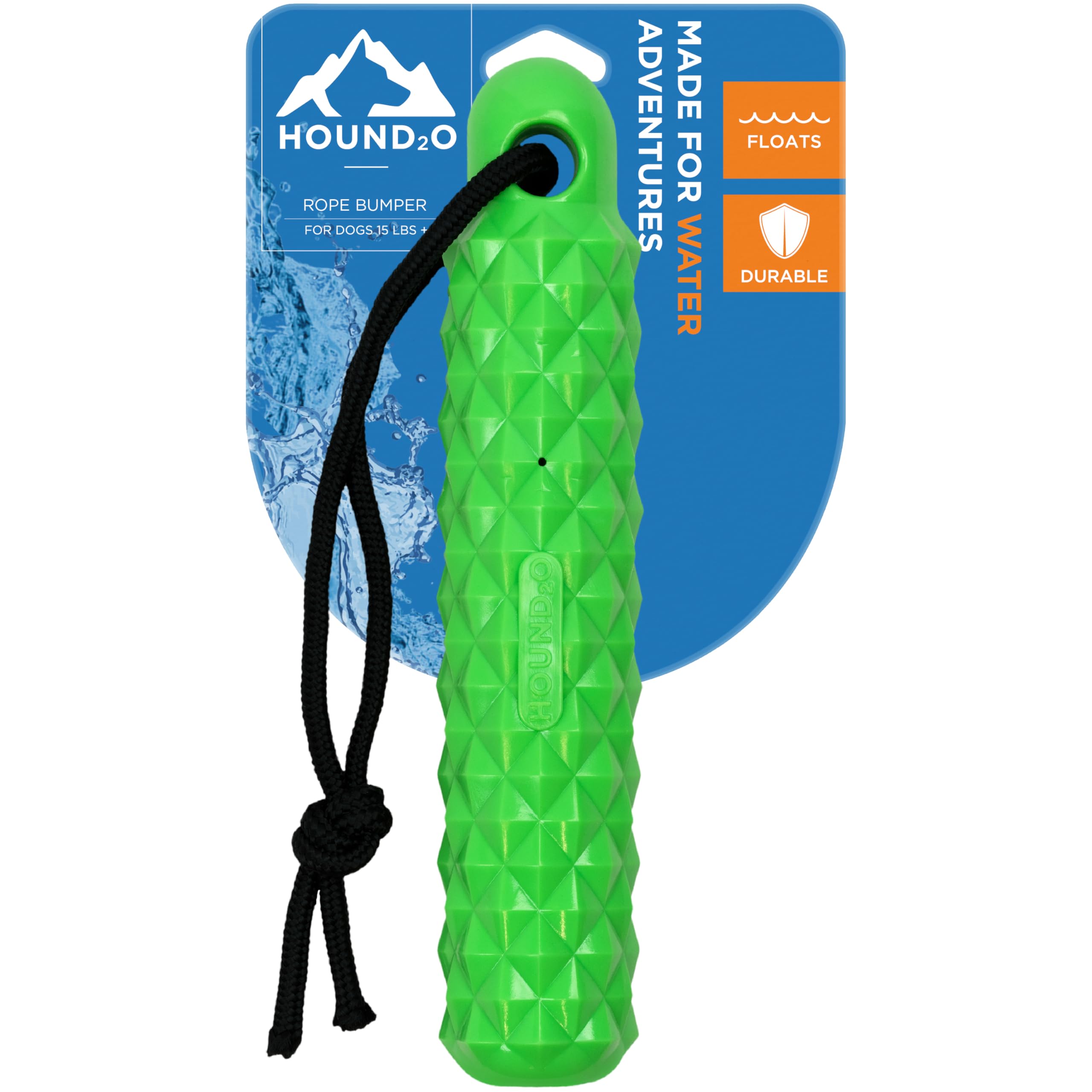 Juguetes para Perros Juguete Flotante de Cuerda para Perros | Juguete para Exteriores Verde.
