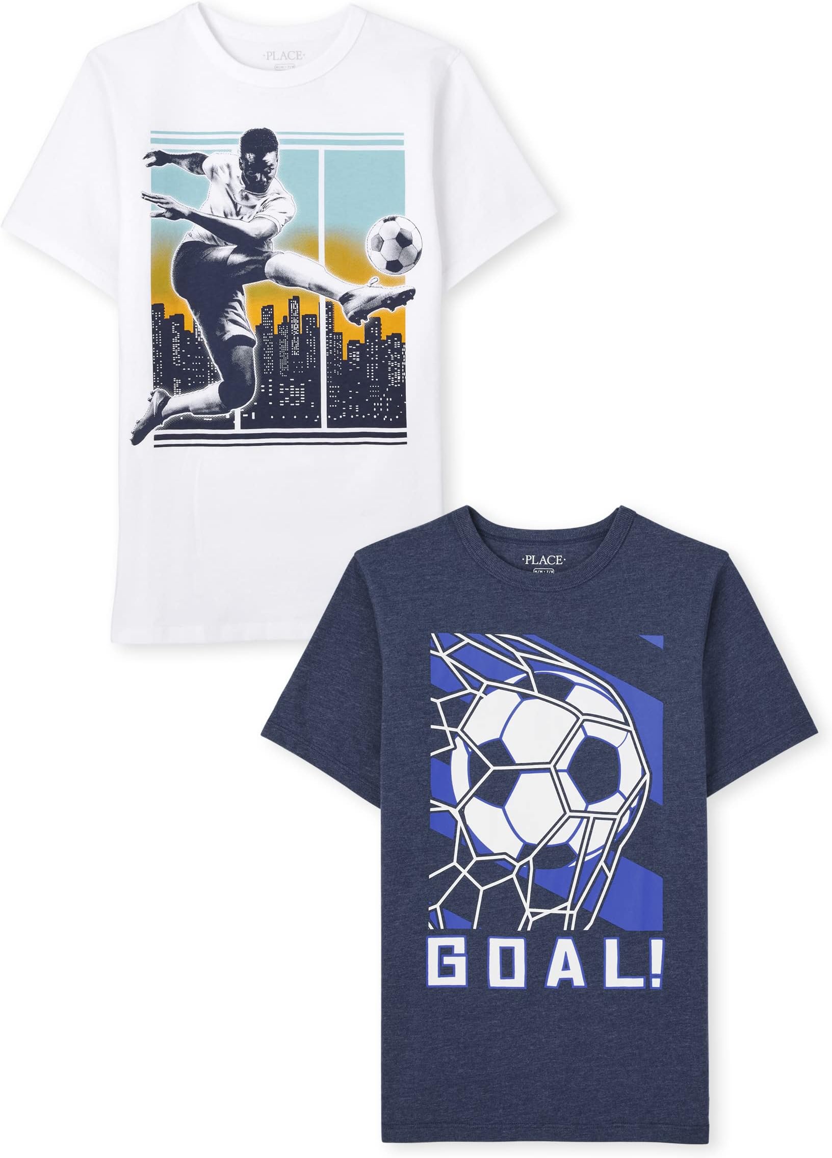 Boys Gamer,Sports,Cars Short Sleeve Graphic T-Shirts,2 Pack