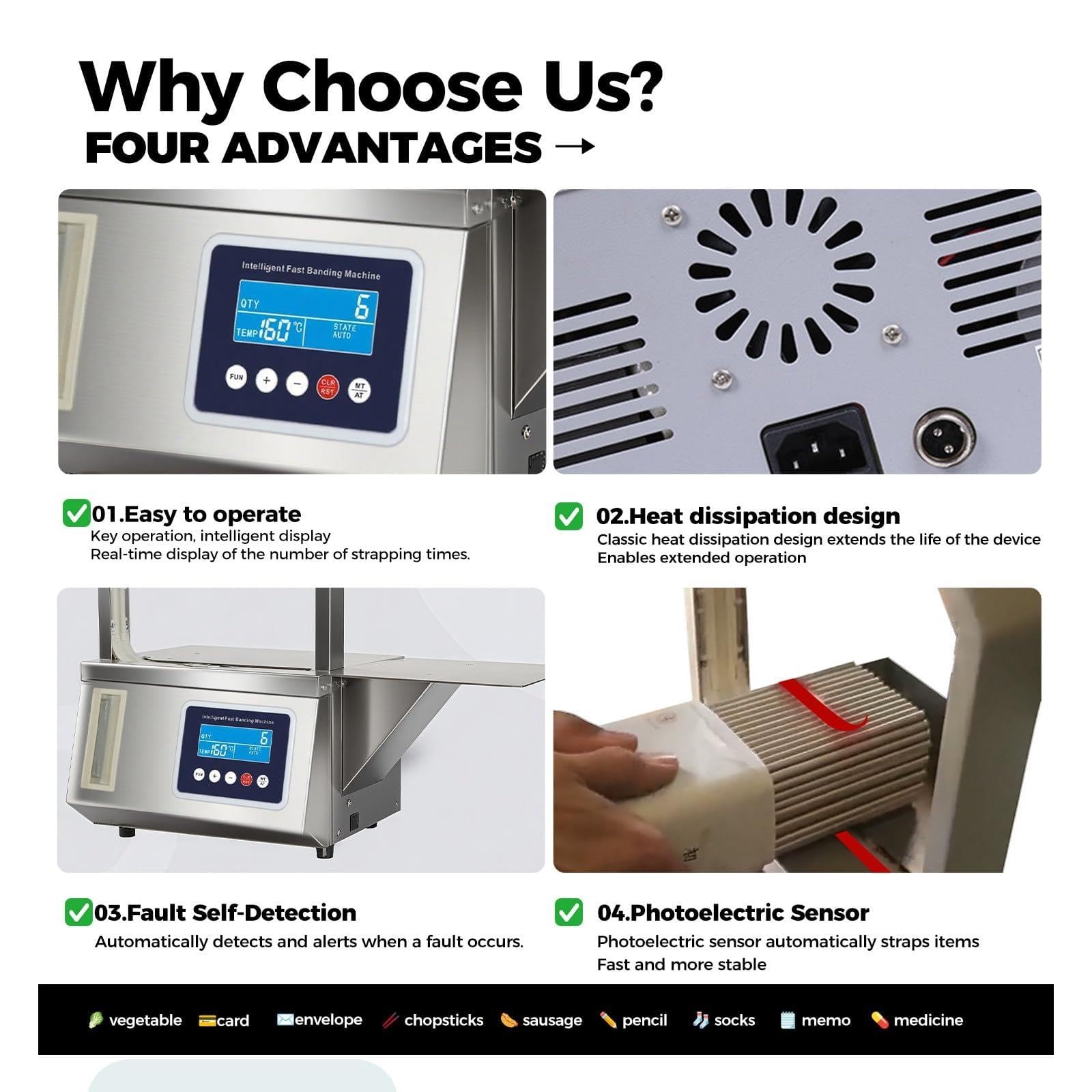 Cerclage Automatique Pour Produits Agricoles, Papeterie Et Impression