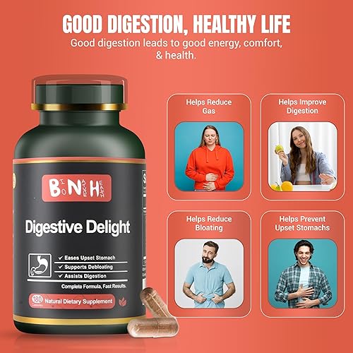 Miniatura 4 de Deleite digestivo - Equilibra las bacterias buenas y malas naturalmente - Mejora la absorción de nutrientes - Microbioma - Gas excesivo - Hinchazón