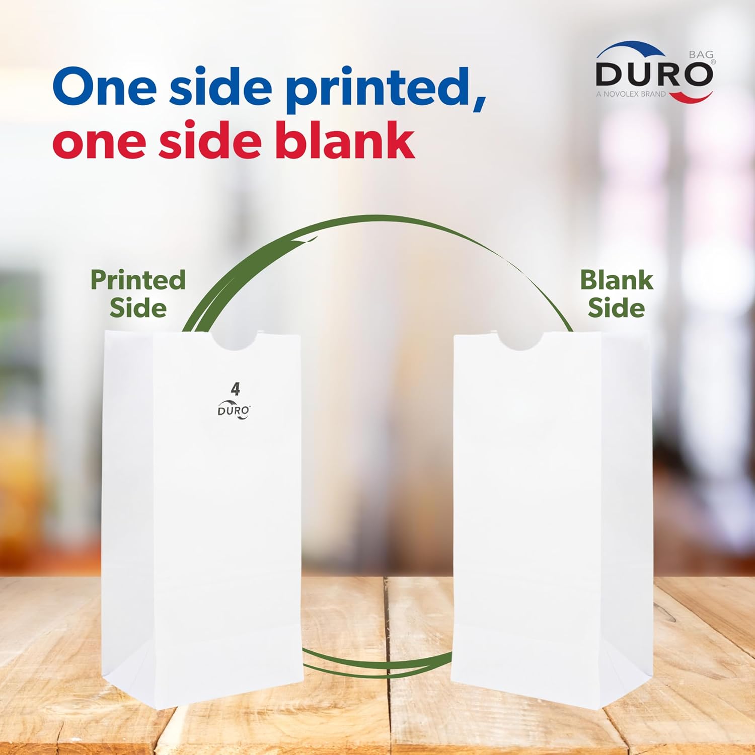 Duro 4# White Paper Bags 500-Count, White Sandwich Paper Bags, Candy, Snacks, Treats, Popcorn Bags & Bulk Disposable Lunch Sacks - 5.00 x3.12 x 9.75 Inches - Image 3