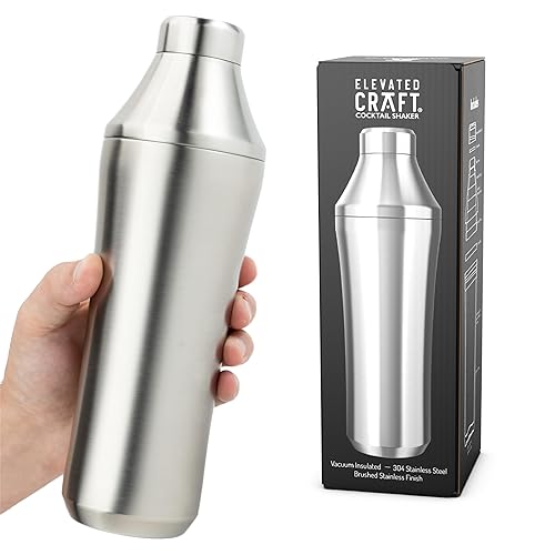 Elevated Craft Hybrid Cocktail Shaker - Premium Vacuum Insulated Stainless