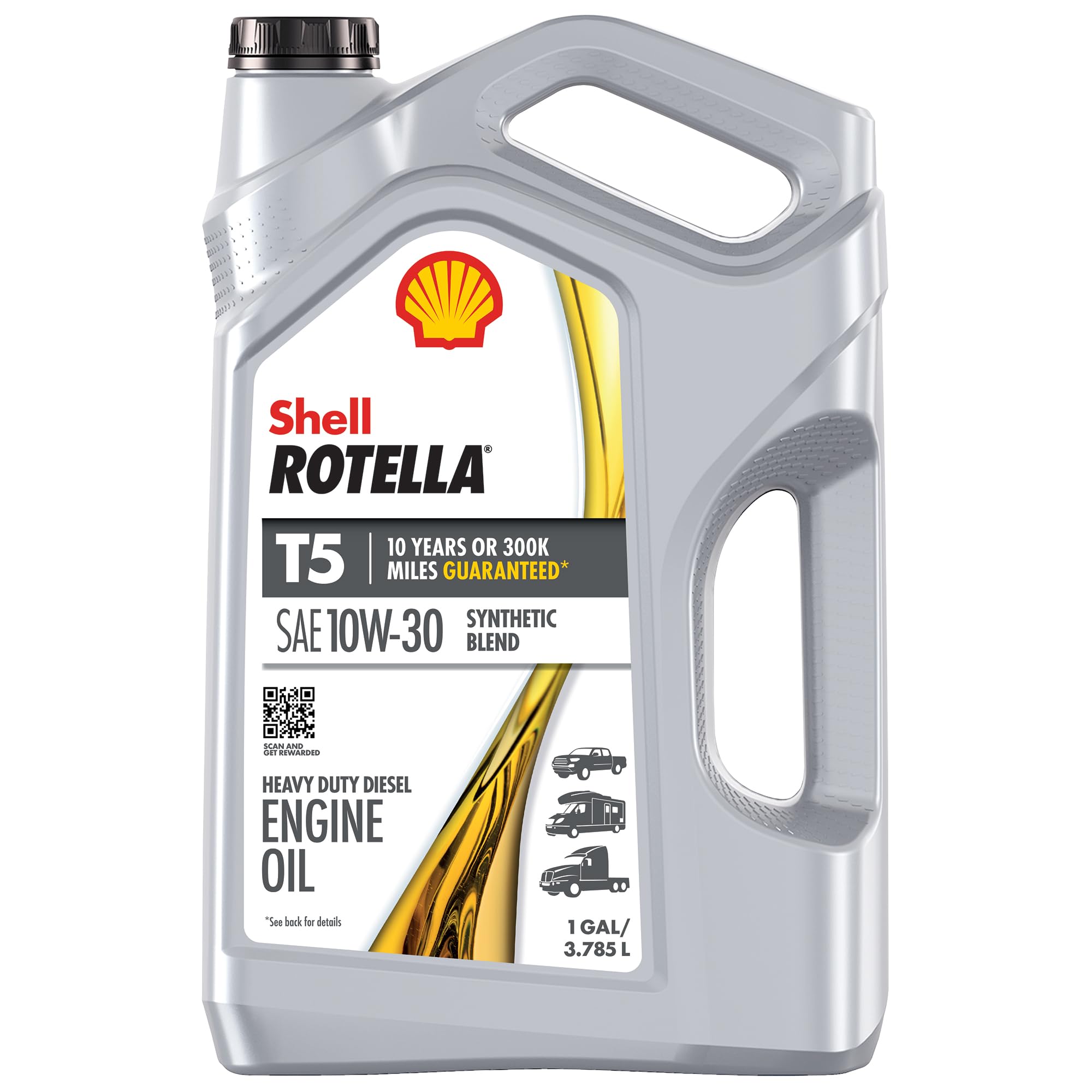Shell Rotella T5 Synthetic Blend 10W-30 Diesel Engine Oil