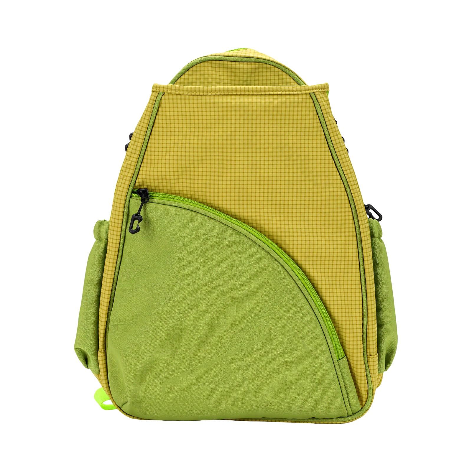 Karlak Zaino da Tennis per Bambini con Scomparto per Scarpe Resistente Tessuto Oxford 13 Litri Giovani Atleti Verde Limone