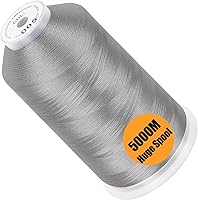 Vista 55 de New brothread - Bobina única de 5000 m de hilo de poliéster para máquina de bordar 40WT para máquinas comerciales y domésticas - Marigold