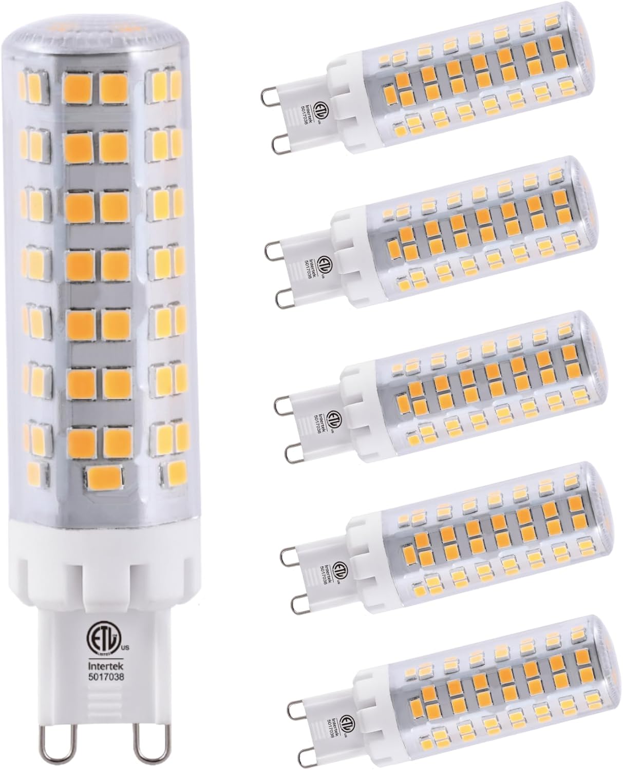 Artiva USA 75W Equivalent, 8W G9 Dimmable LED Light Bulb, 3000K Daylight (Set of 6)