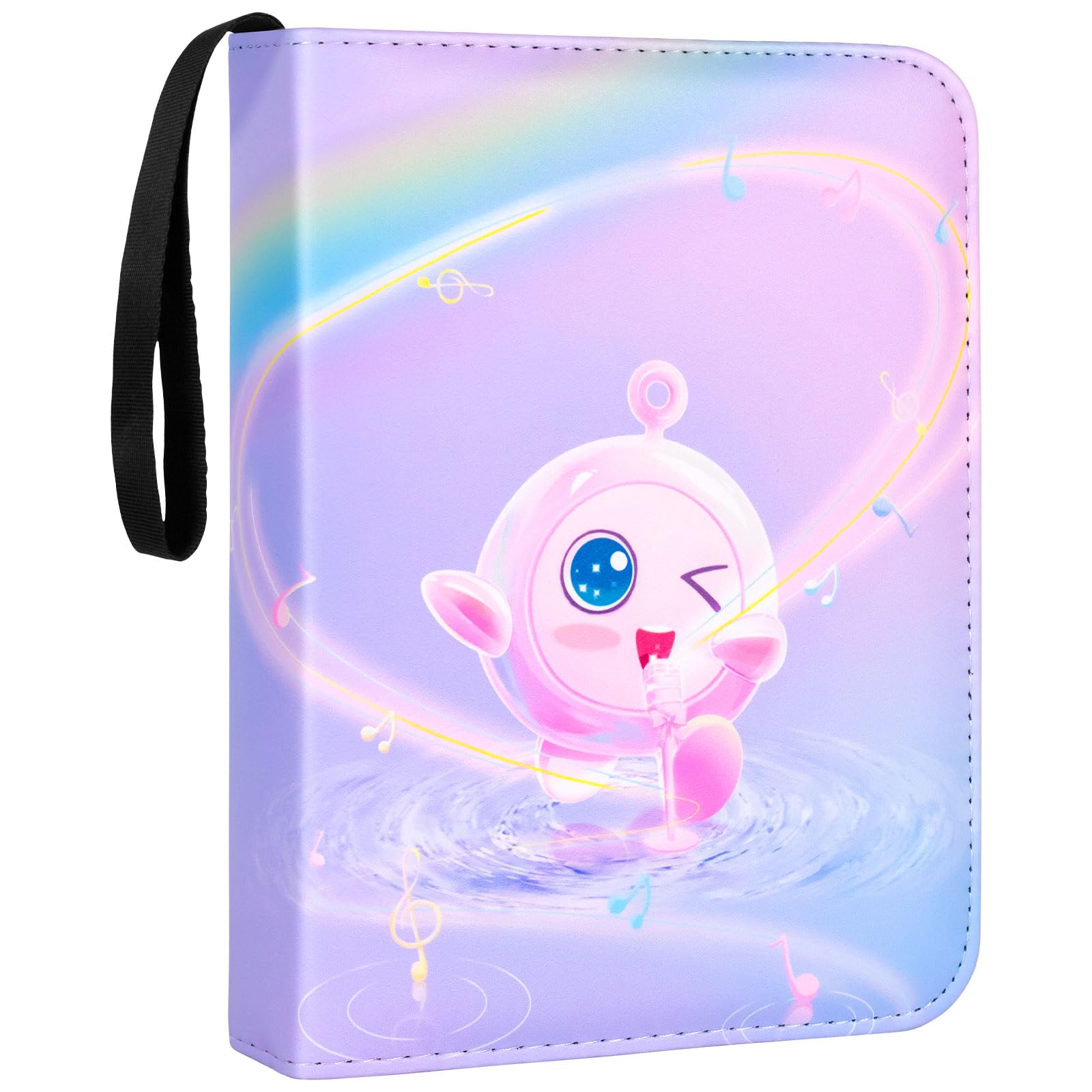 Album Gioco Carte - Raccoglitore Cartes gioco Maniche 400 Tasche Libro Porta Carte, Album di Cartes Collezionabili Trasparente Impermeabile 50 Pagine, Azzurro chiaro