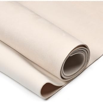 Blueshyhall Car Roof Liner Fabric Faux Suede with Foam 250 x 150 cm Canopy Fabric 380 g/m  Headliner Trim Repair Fabric for Cars Motorhomes Boats and Furniture DIY Beige