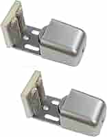 Binario Per Porta Scorrevole - Guida A Pavimento Regolabile, Argento, Per Porte Legno O Automatiche, 2 Pezzi - Foto 5