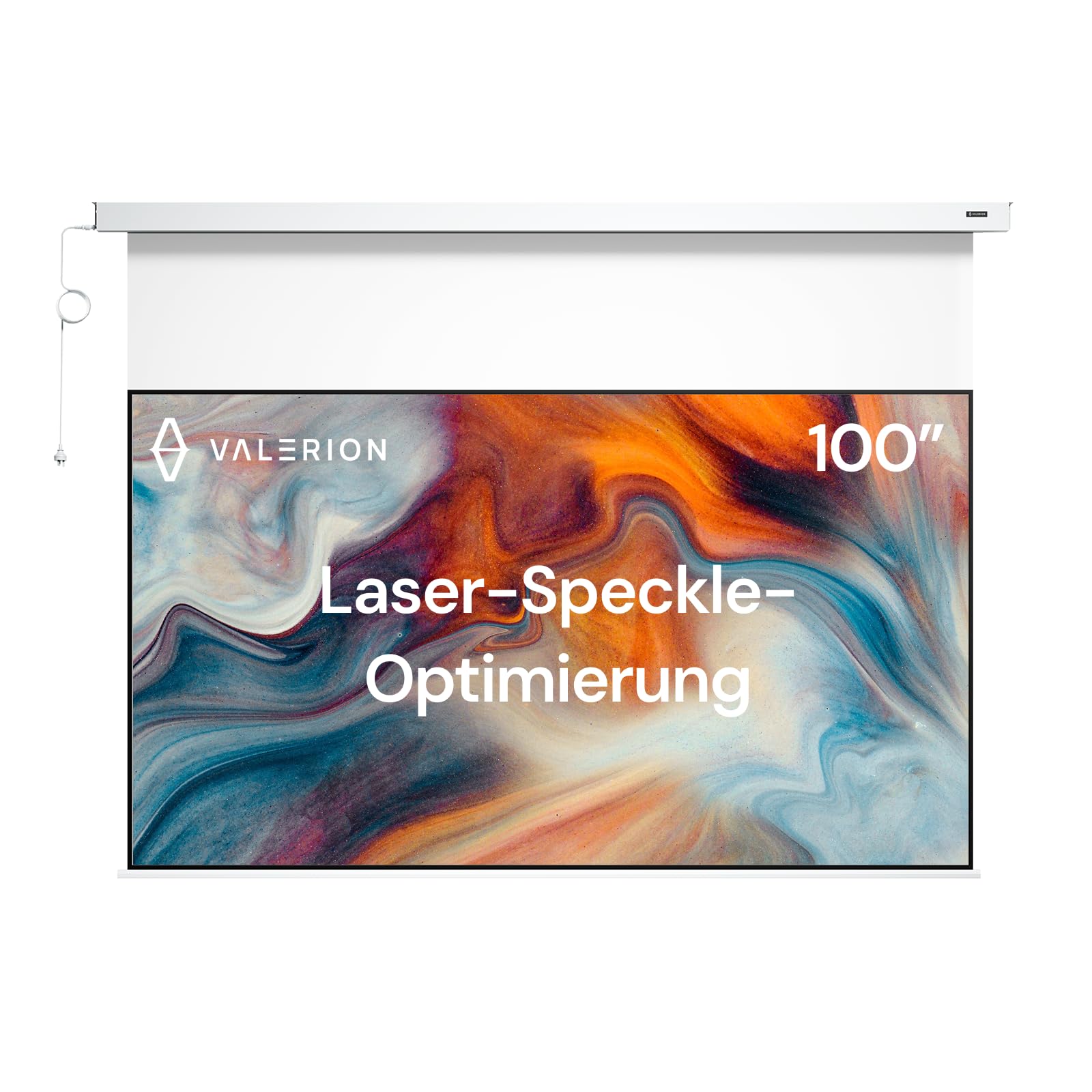 Beamer Leinwand 120 Zoll mit Festem Rahmen, 1.3dB Peak Gain, 80% Verbesserte Bildqualität, 4K / 8K Ultra HD, HDR & Active 3D Movie Wall Mount Beamer 4k Leinwand, Mattes Weißes Material