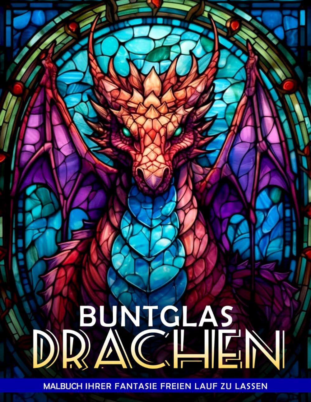Drachen-Sonnenfänger Aus Buntglas – Farbenfrohes Fensterdekoration Für Zuhause