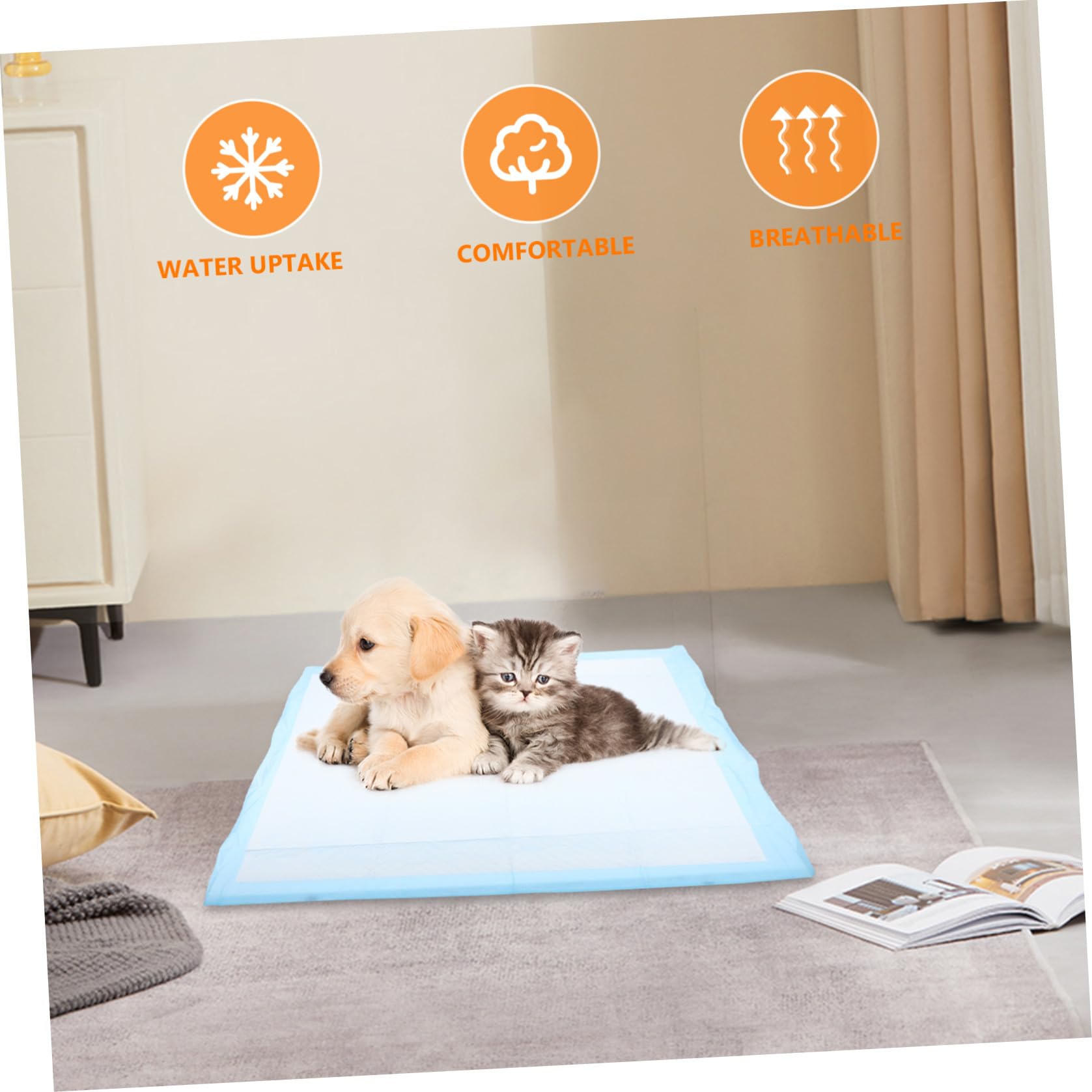 Alèse Cm D’apprentissage Chiots Absorbante Super pour 60x60 Non Tissée