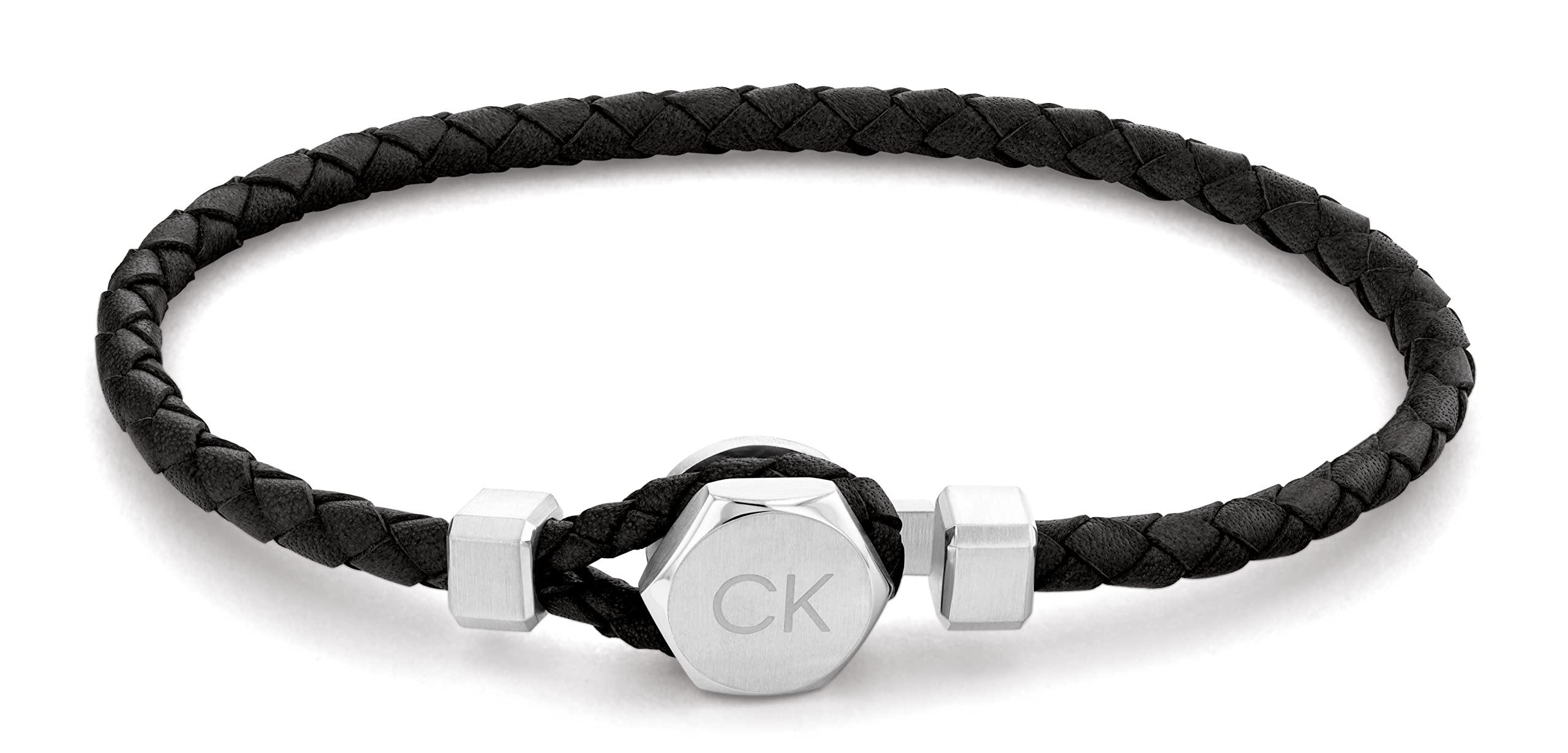 Calvin Klein Męskie bransoletki skórzane z kolekcji LATCH, Jeden rozmiar, Skóra, Bez kamieni szlachetnych