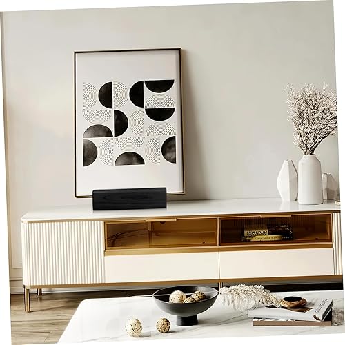 Miniatura 3 de IMIKEYA Soporte de espejo de longitud completa, base de espejo de piso de madera, soporte de espejo de tocador, soporte para marco de fotos, soporte