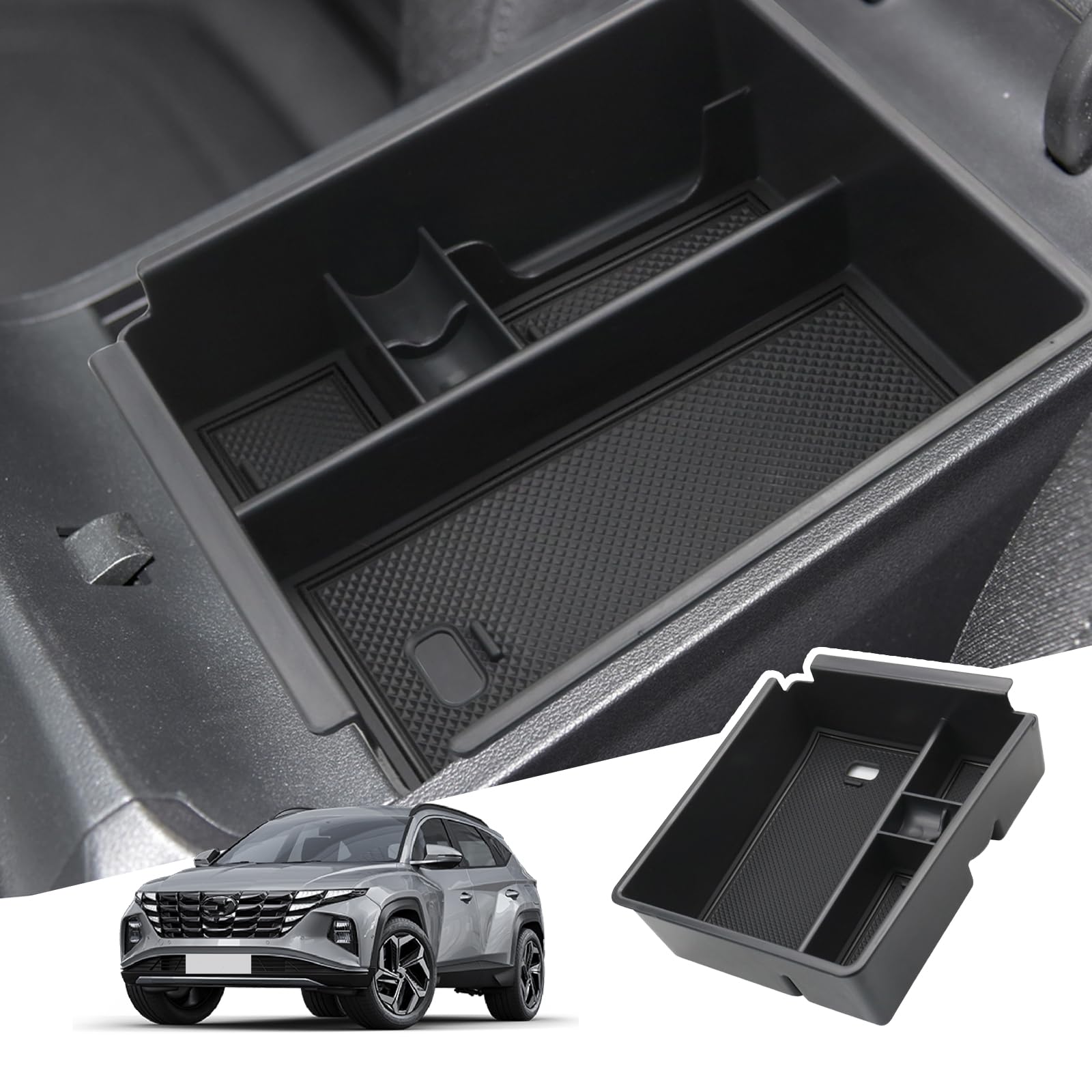 BRACCIOLO SCATOLA PORTAOGGETTI per Hyundai Tucson 15-18 console