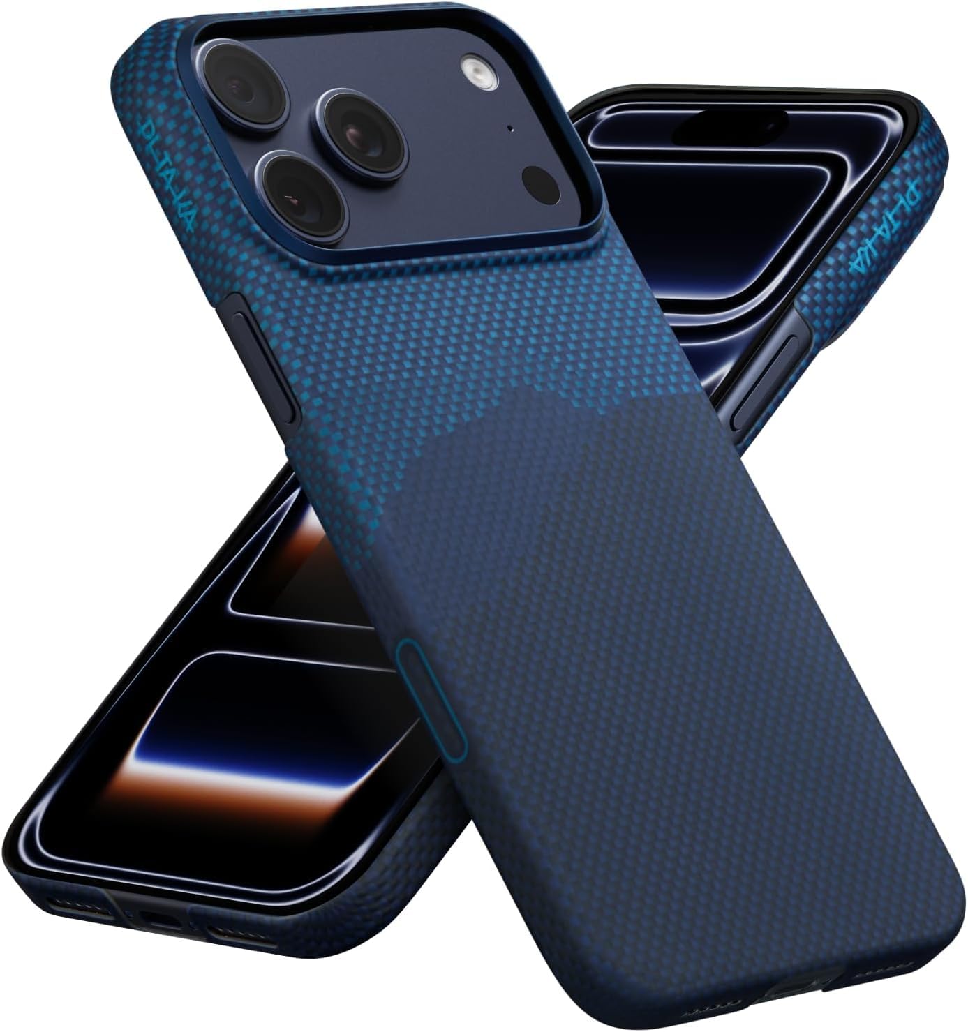 PITAKA iPhone 17 Pro 6.3 Case Compatible with MagSafe | Ultra-Slim Aramid Fiber Woven Cover with a Caseless Feel | Thin, Light & Protective - Over the Horizon