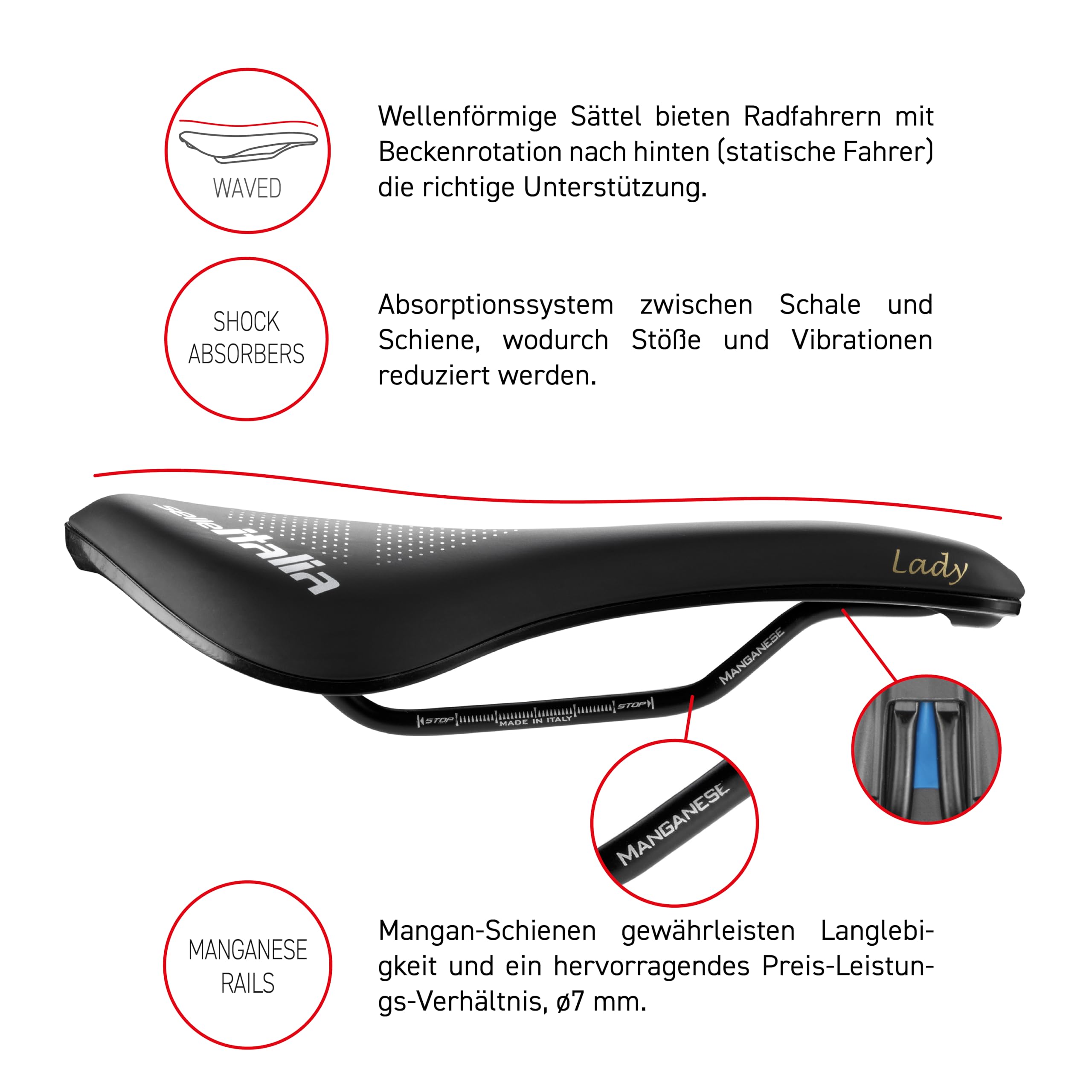 Selle Italia Novus Boost Evo Sättel Black L3
