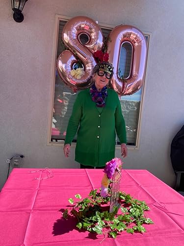 Vista 737 de Globos de números 0 de 40 pulgadas, globos negros de números para números 10, 20, 30, 40, 50, 60, 70, 80, 90, 100, globos de números 10, 20, 30, 40