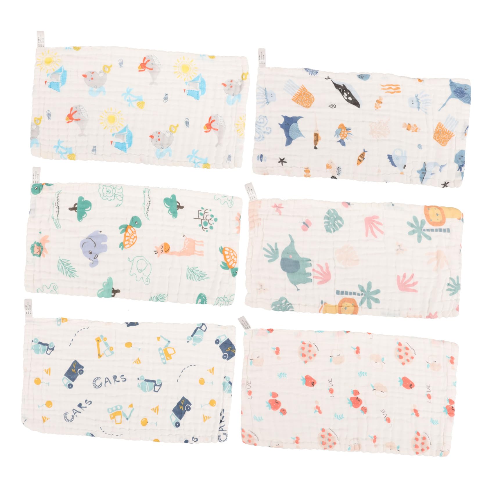 Serviettes en coton absorbant pour peau sensible protégeant le visage de bébé - 8