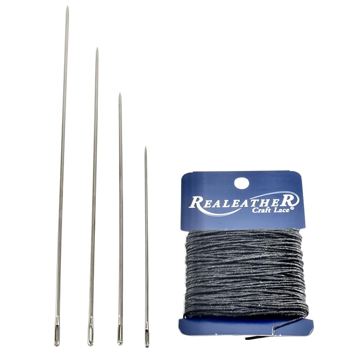 Buy Upholstery Repair Tufting Needle and Thread Kit. 4 Heavy Duty Long