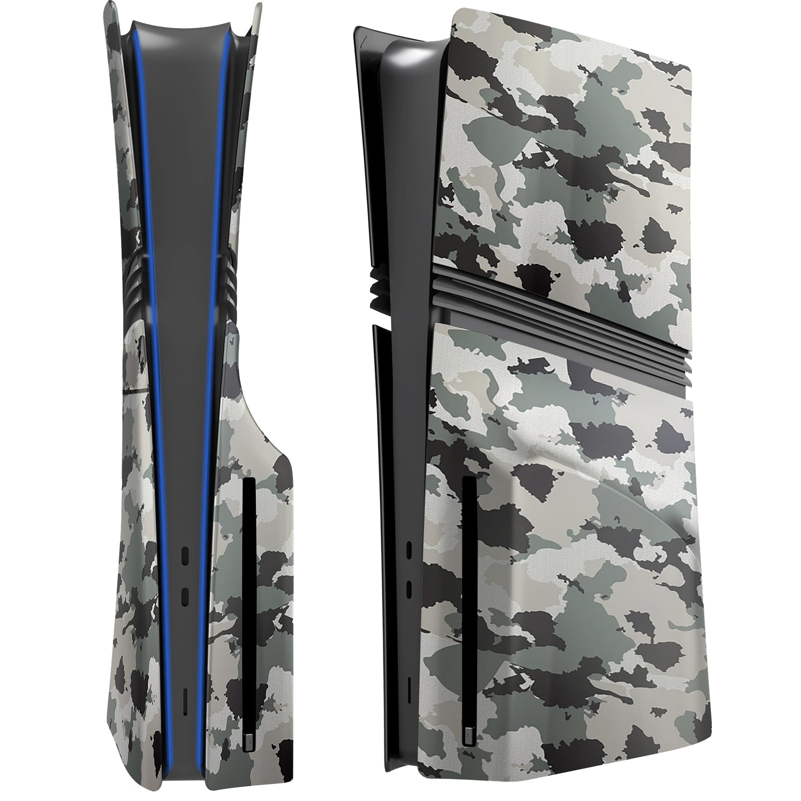 Pro Disc Edition Cover Plates for New PS5 Pro Console Shell Panels Compatible with New PlayStation 5 Pro