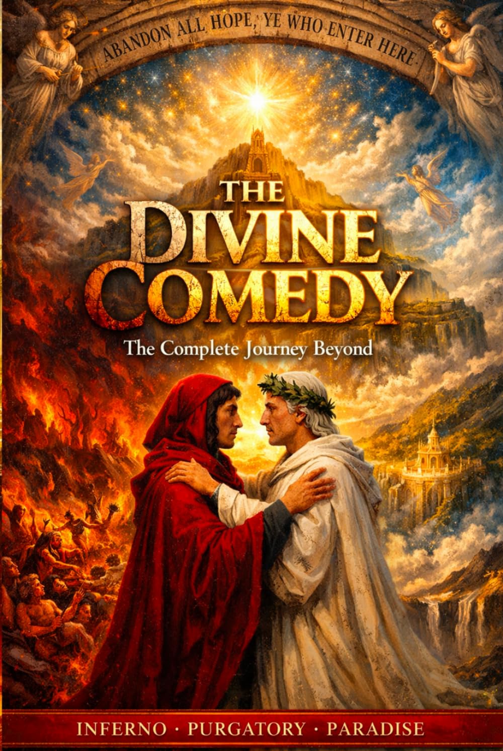 The Divine Comedy: The Complete Journey: Dante's Divine Comedy in Modern Language — Complete Edition