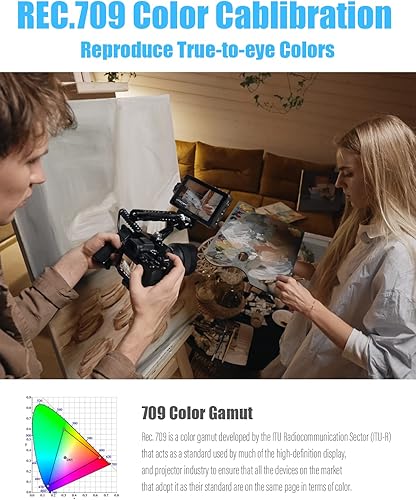 Miniatura 3 de VILTROX DC550 Pro - Monitor de campo de cámara de 5.5 pulgadas, pantalla táctil, monitor externo de video DSLR HDMI 4K para Sony Canon Nikon,