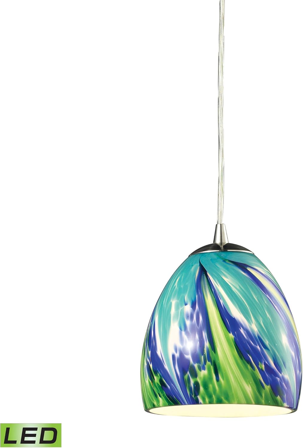 Featured Product Elk Lighting 31445/1TB-LED Pendant Light, Satin Nickel,6W x 7H Buy 2 get 3 Elk Lighting 31445/1TB-LED Pendant Light, Satin Nickel,6W x 7H