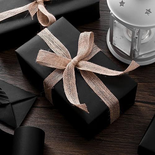 Miniatura 2 de MAYPLUSS Rollo de papel kraft negro  Rollo jumbo  30 pulgadas x 32.8 pies cuadrados (81.8 pies cuadrados) papel reciclable perfecto para envolver