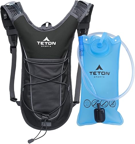 Teton OasisTrailrunner Mochila de hidratación  Paquete de agua ligera con bolsa de 2L3L para senderismo, correr, ciclismo, ciclismo  Tamaños