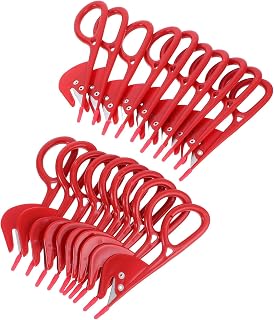 20PCS Poultry Intestine Knife Set Stainless Steel Intestine Opening Tool with ABS Handle for Efficient Poultry Evisceration Chicken Gutting and Cleaning Tool for Farm Backyard Chicken Processing Kitc