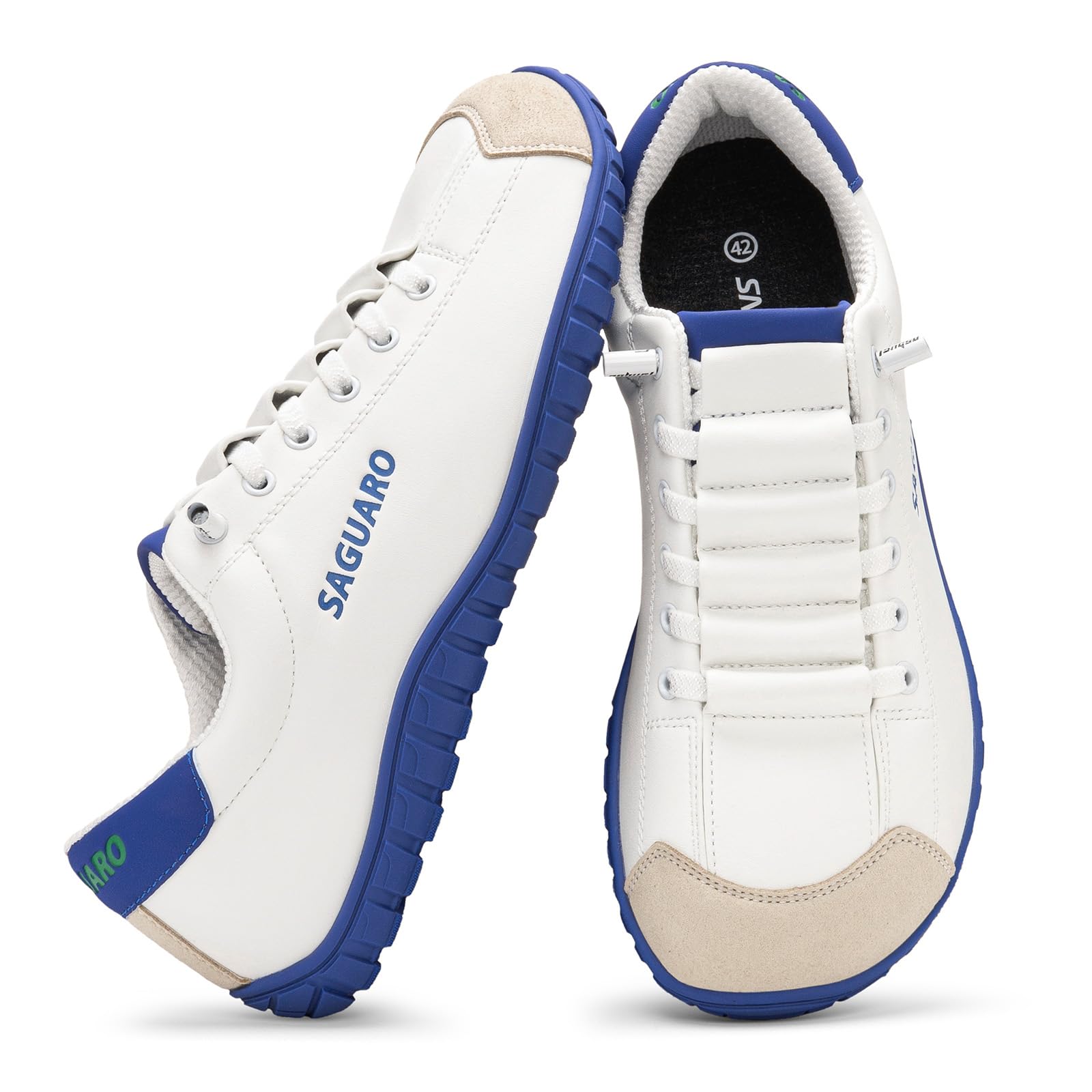 SAGUARO Unisex Barfußschuhe Breit Minimalistische Sneaker mit Zero Drop Sohle für Alltag, Arbeit, Freizeit und Reisen,Gr.36-48