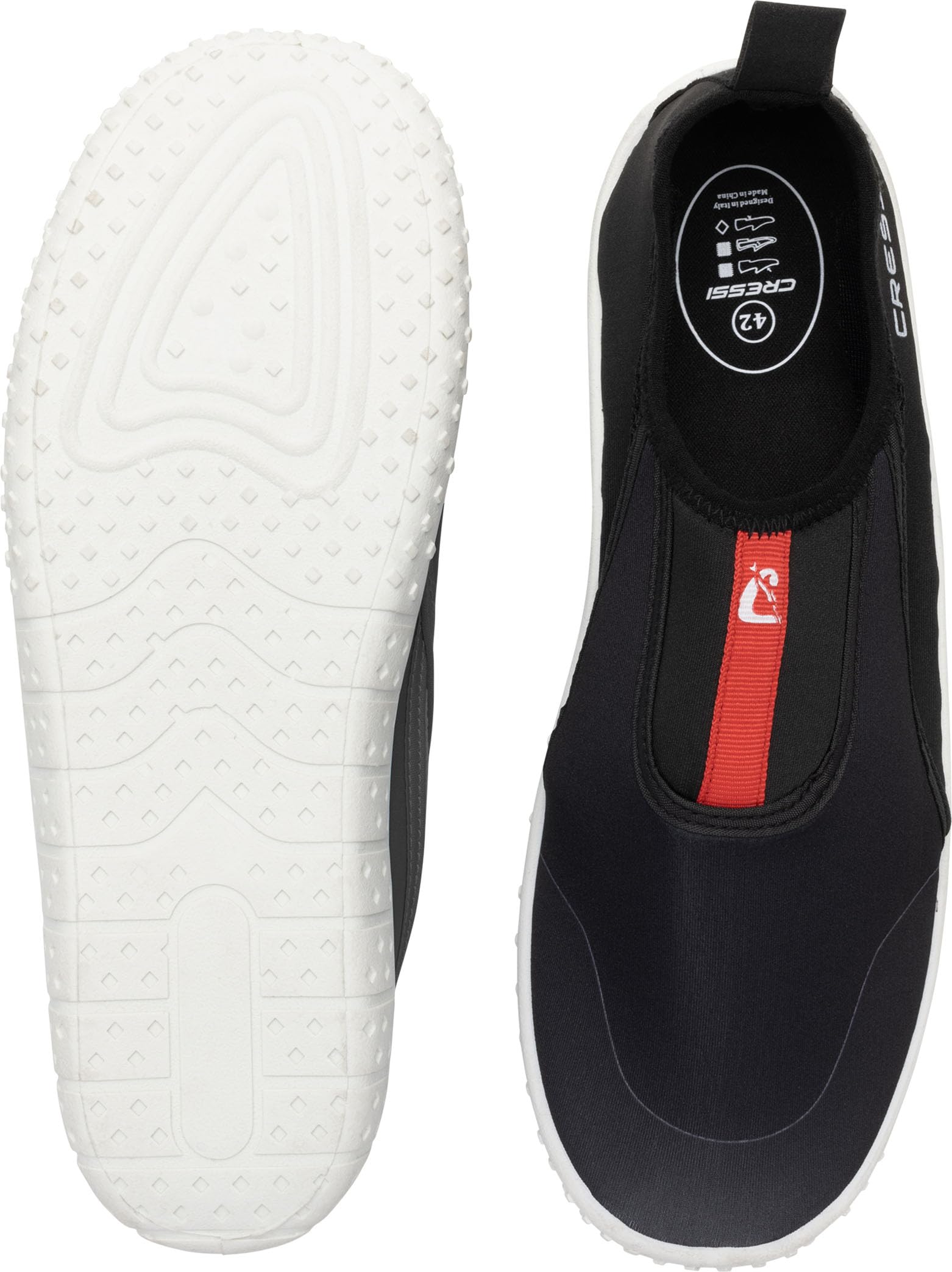 CRESSI Buty kiwi biała podeszwa - buty unisex idealne do sportów wodnych unisex buty idealne do sportów wodnych i spacerów w wilgotnym środowisku, nad morzem i na plaży