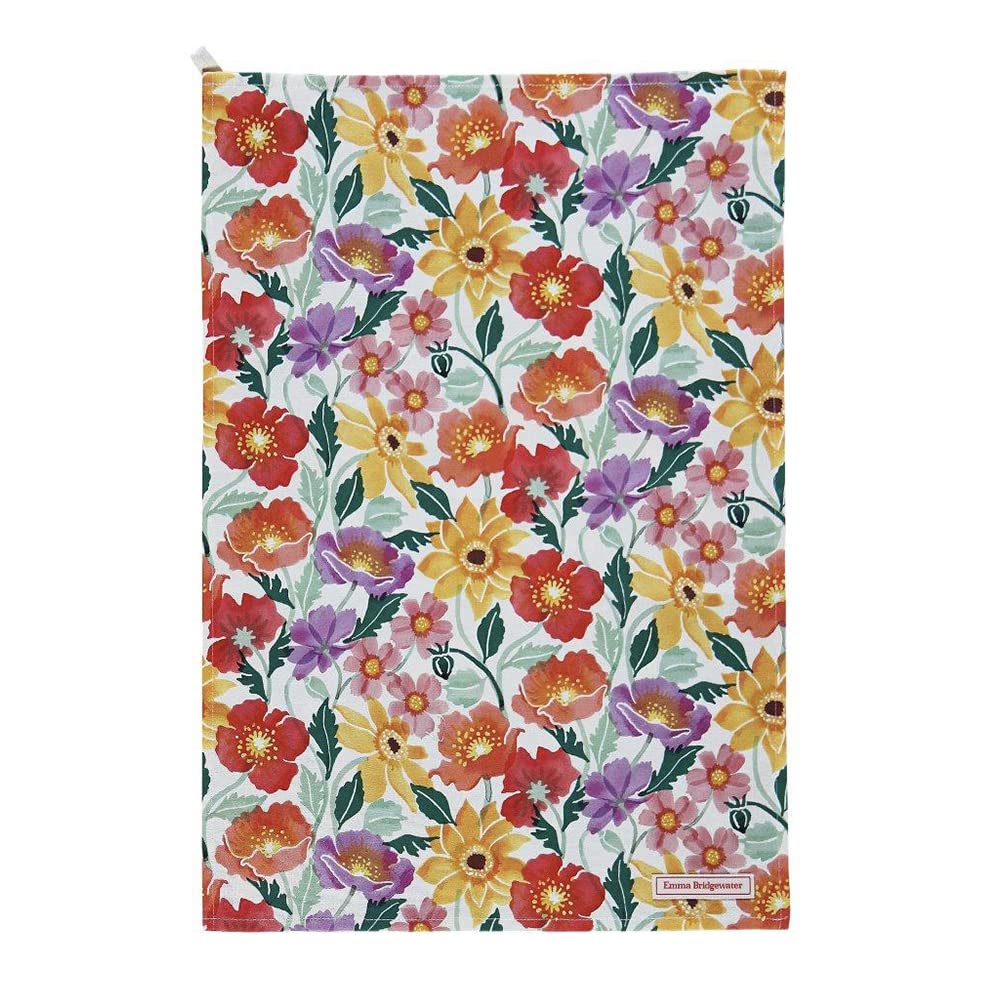 Elite Gift Boxes Emma Bridgewater Poppies Tea Towel 750 x 600mm Cotton