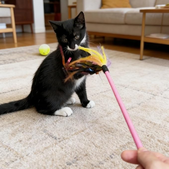 Juegos Interactivos 3 Varitas para Gatos IUHKBH miniatura 6